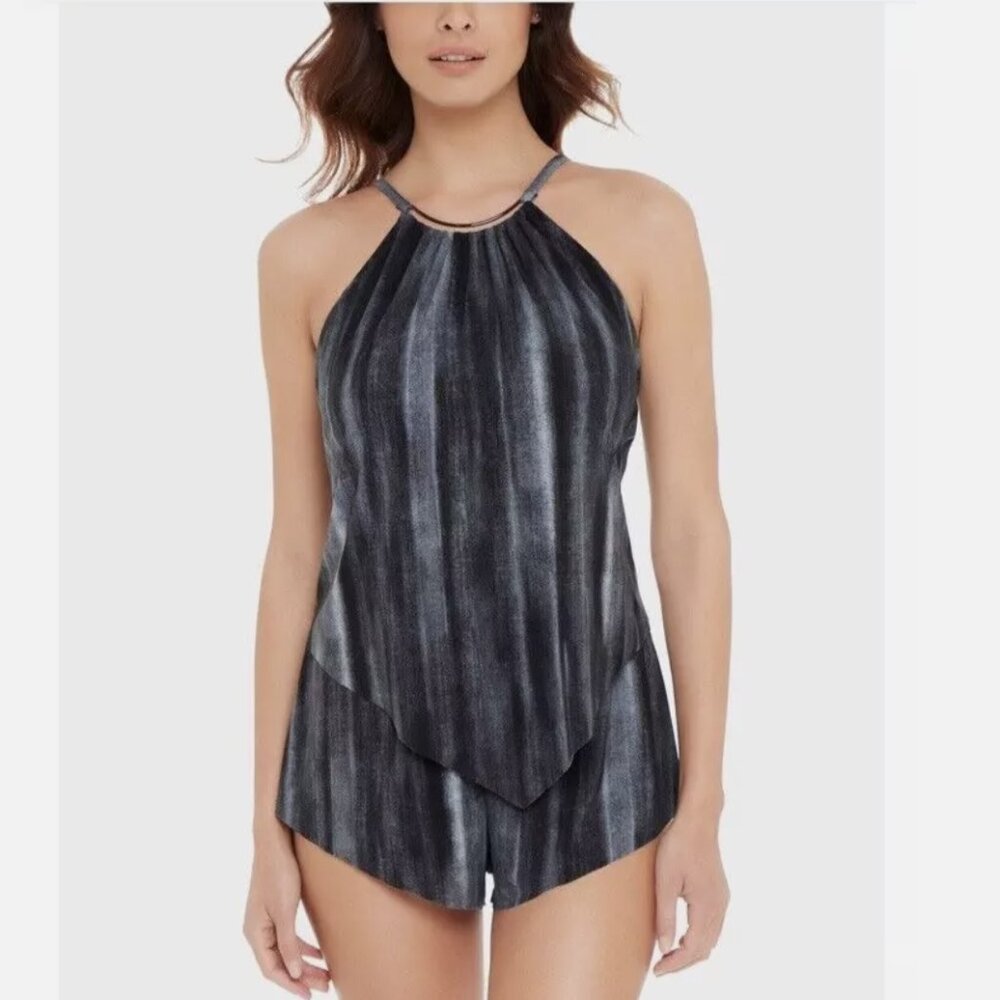 MAGICSUIT Jeannie Goldie Romper One Piece Swimsuit NWT